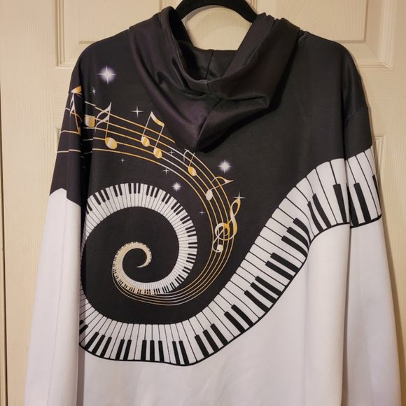 Other - Sold: Music Man Piano 2XL/3XL Jacket Hoodie Rock